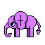 purple elephant