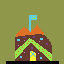 ginger bread house cake