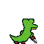 gomi con cuchillo