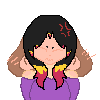 small mouse girl blushing