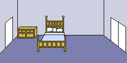 down stairs bed room