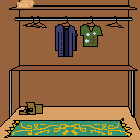 up stirs closet on bottom