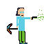 pixel man