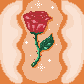 rose in the orange aura wut