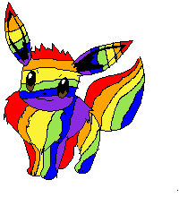rainbow evee complete