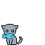 gatito comiendo un pez