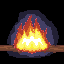 fire in the dark