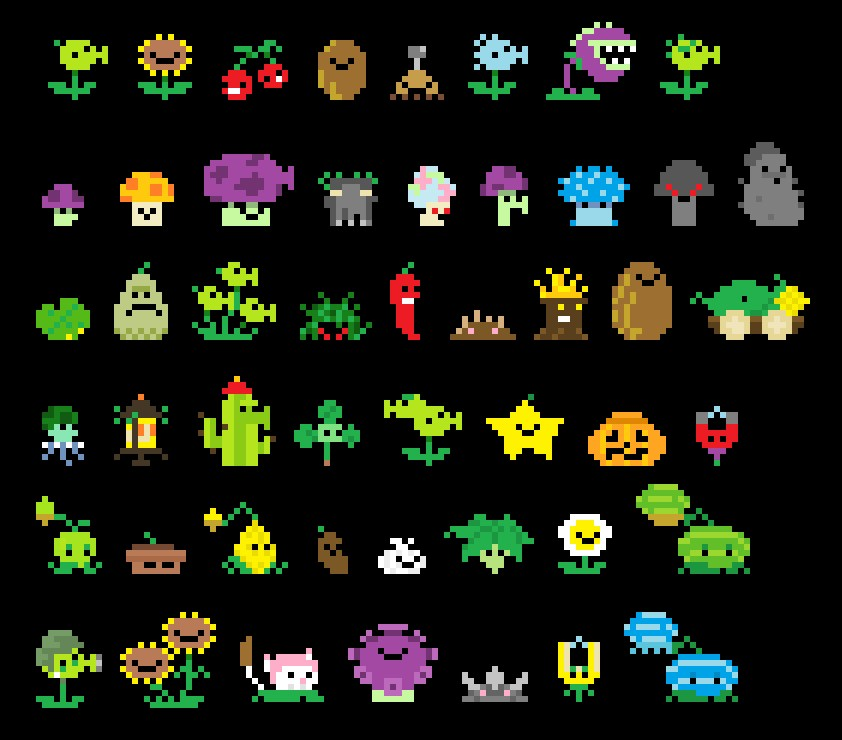 pvz all plants