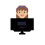 girl on a computer