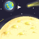 the moon