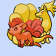 ninetales and vulpix