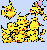pile of pikachus