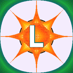 green outline l