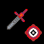 espada de fuego y escudo