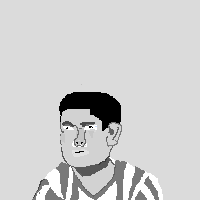 garrincha arregla su camiseta
