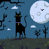 spooky cat