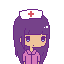 chibi girl purple