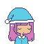 chibi girl pink 2