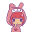 chibi girl red