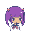 chibi girl purple 2