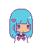 chibi girl blue 3