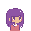 chibi girl purple 3