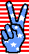 flag peace sign