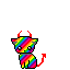 rainbow devil kitty