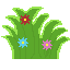 grass with flowers