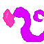 snake chewing bubble gum