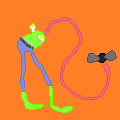 a frog