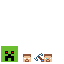 creeper herobrine contra steve