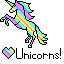 i love unicorns