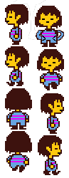 frisk sprite sheet