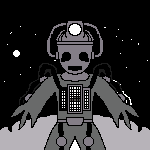 cyber men wheel in space