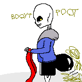 sans booty poot