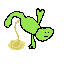 peeing lizard