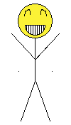 grinning stickman