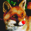 rudolf de red nose fox