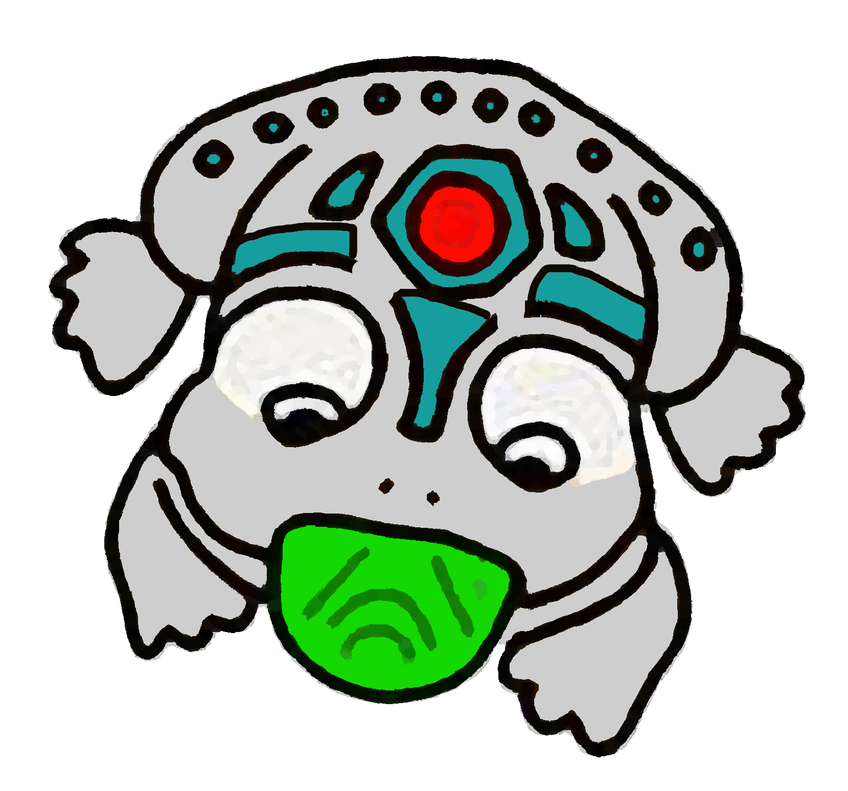 zuma deluxe art zuma frog