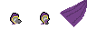 fixed purple duck with cloack