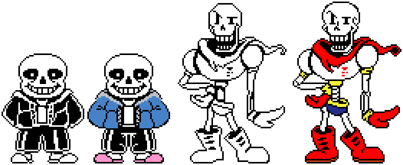 sans and papyrus