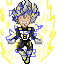 vegeta charging