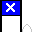 slalomtor blau kreuz