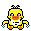 widered chica plush