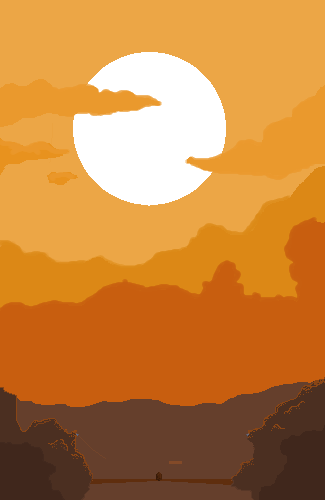 dusk scene