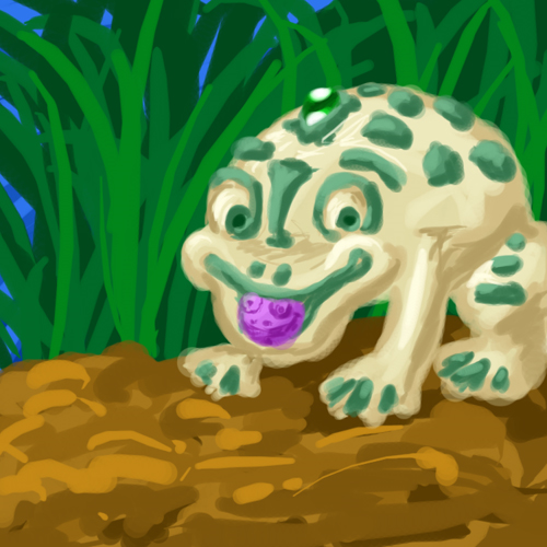 zuma frog art inca zuma by annardunster d471km