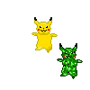 pixachu and creeper texture pixachu