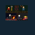 pixel art working