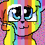 cute rainbow cat